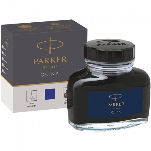 Темно-синие чернила во флаконе Parker (Паркер) Quink Bottle Blue/Black Ink в Санкт-Петербурге
