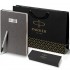 Набор Parker Jotter Stainless Steel CT из перьевой ручки и серого ежедневника в Санкт-Петербурге