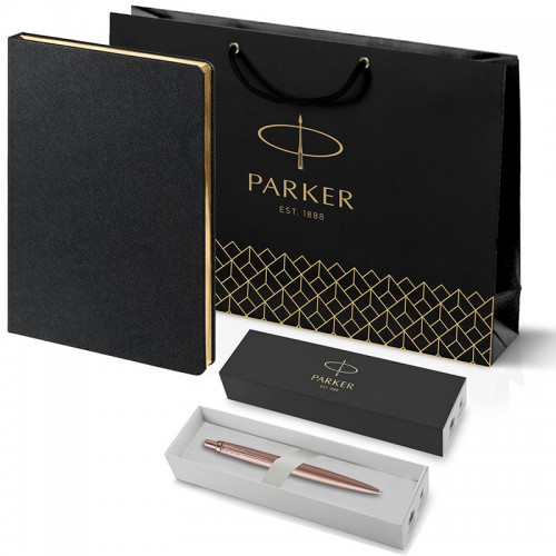 Набор Parker Jotter XL SE20 Monochrome Rose Gold из шариковой ручки и ежедневника черного цвета в Санкт-Петербурге