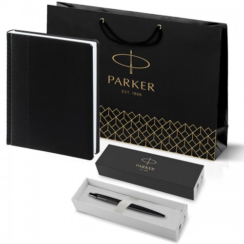 Набор Parker Jotter XL SE20 Monochrome Black из шариковой ручки и ежедневника черного цвета в Санкт-Петербурге
