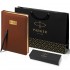 Набор Parker Jotter XL SE20 Monochrome Black из шариковой ручки и ежедневника коричневого цвета в Санкт-Петербурге