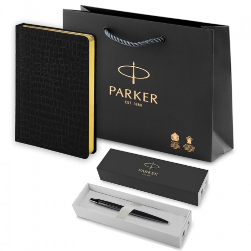 Набор Parker Jotter XL SE20 Monochrome Black из шариковой ручки и ежедневника черного цвета в Санкт-Петербурге