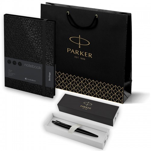 Набор Parker Jotter XL SE20 Monochrome Black из шариковой ручки и ежедневника черного цвета в Санкт-Петербурге