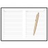 Набор Parker Jotter XL SE20 Monochrome Gold из шариковой ручки и ежедневника коричневого цвета в Санкт-Петербурге