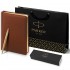 Набор Parker Jotter XL SE20 Monochrome Gold из шариковой ручки и ежедневника коричневого цвета в Санкт-Петербурге