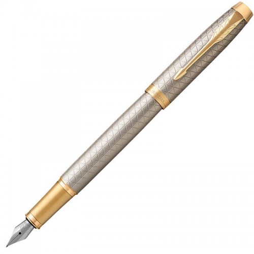 Перьевая ручка Parker (Паркер) IM Premium Warm Silver/Gold GT F в Санкт-Петербурге
