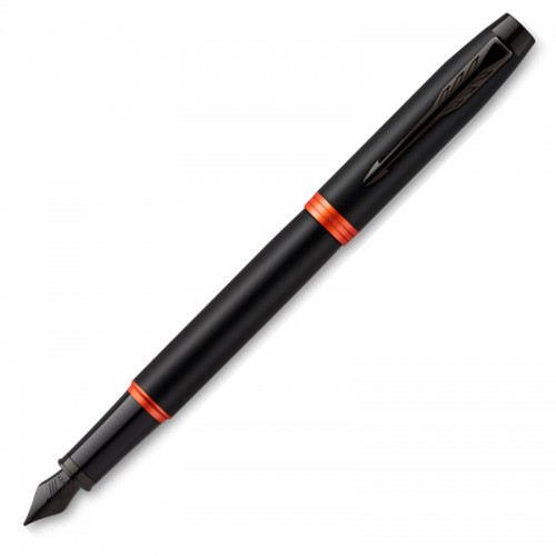 Перьевая ручка Parker IM Vibrant Rings Flame Orange BT M