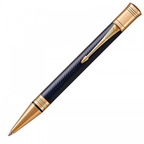 Шариковая ручка Parker (Паркер) Duofold Prestige Blue Chevron GT в Санкт-Петербурге
