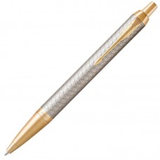 Шариковая ручка Parker (Паркер) IM Premium Warm Silver/Gold GT