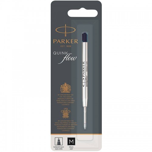 Чёрный шариковый стержень Parker Ball Pen Refill QuinkFlow Premium M Black в Санкт-Петербурге
